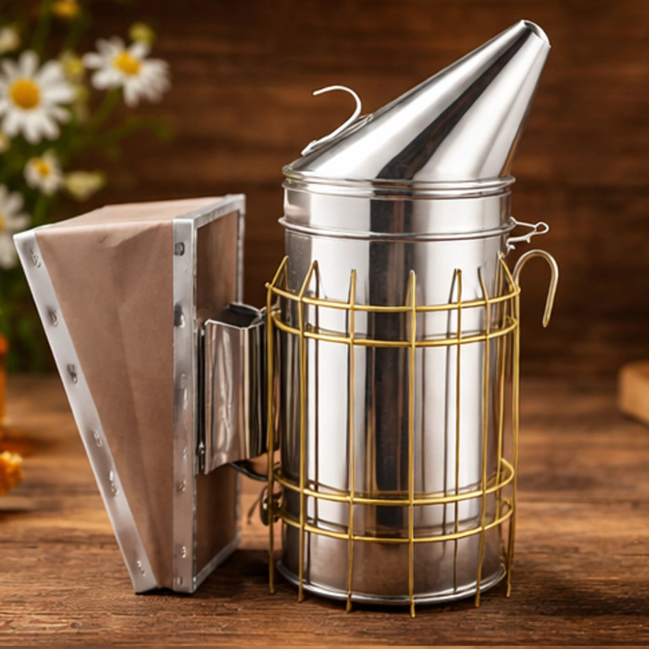 Honey Keeper Bee Hive Smoker Stainless Steel